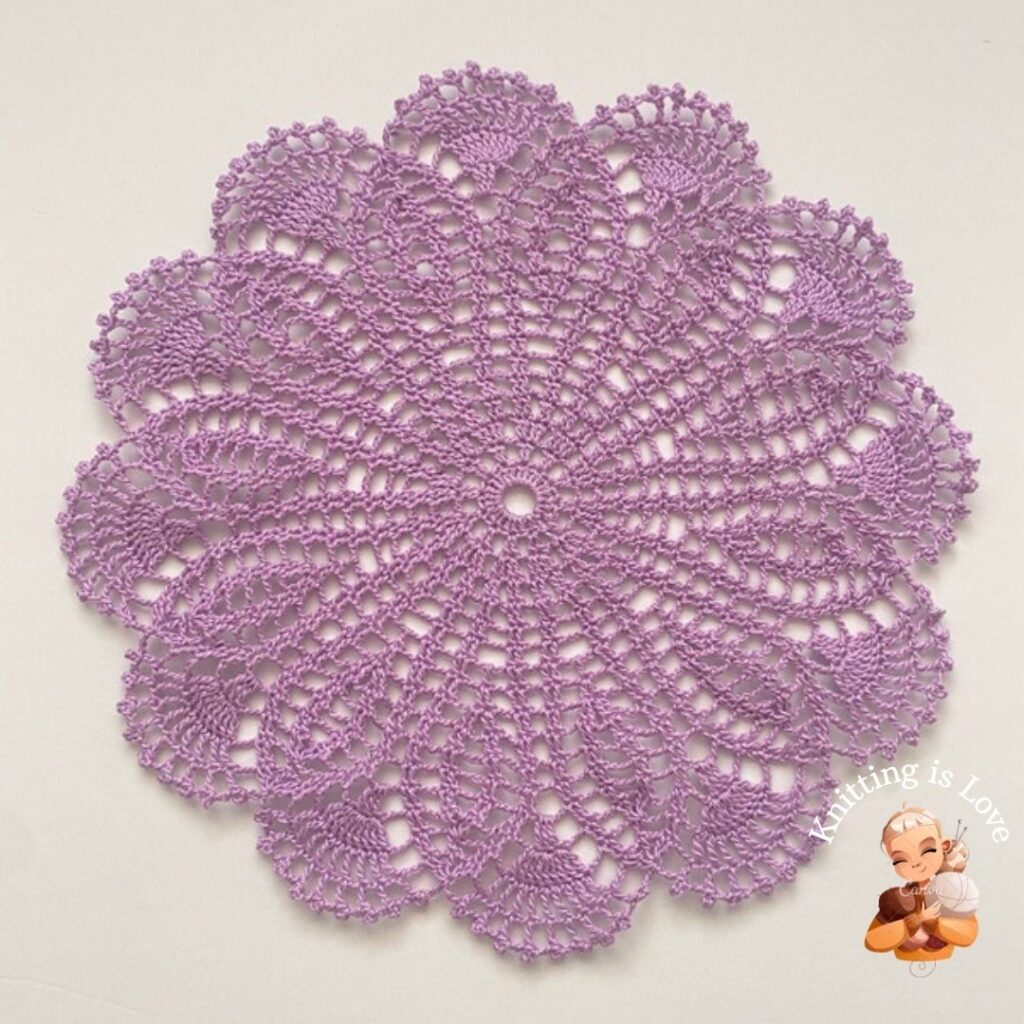 Crochet doily Free Pattern #4